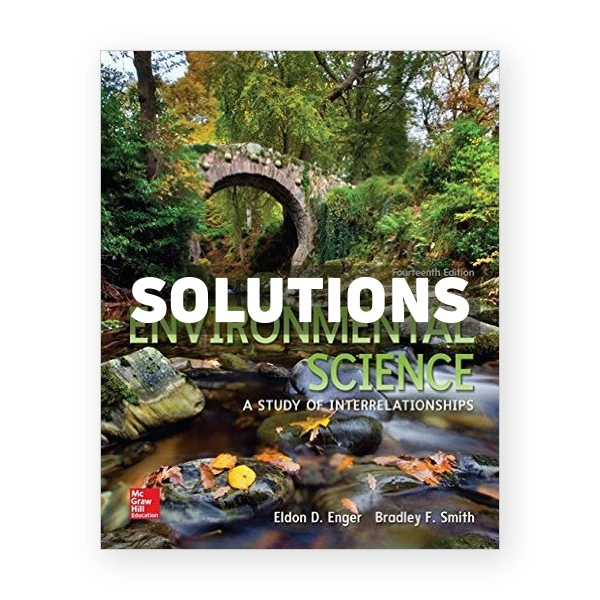 Environmental Science 14th edition Enger Solutions Manual