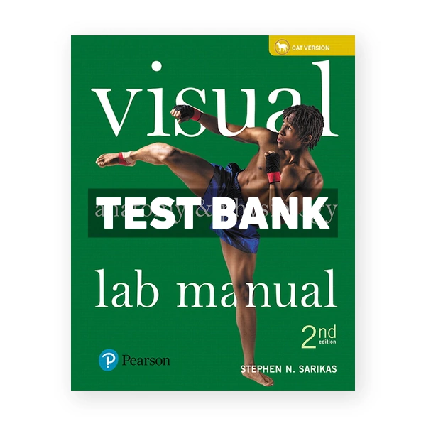 Visual Anatomy and Physiology Lab Manual Cat Version 2nd edition Sarikas Test Bank
