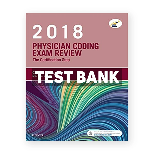 Buck's Physician Coding Exam Review 2018 1st edition Buck Test Bank