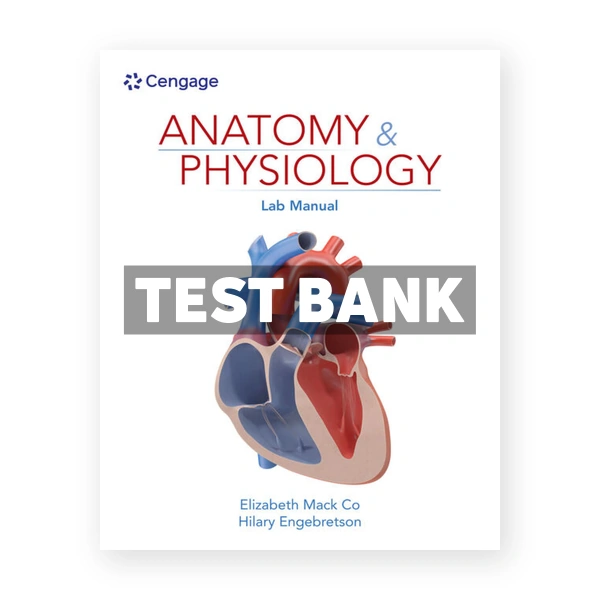 Anatomy & Physiology Lab Manual 1st edition Co Test Bank