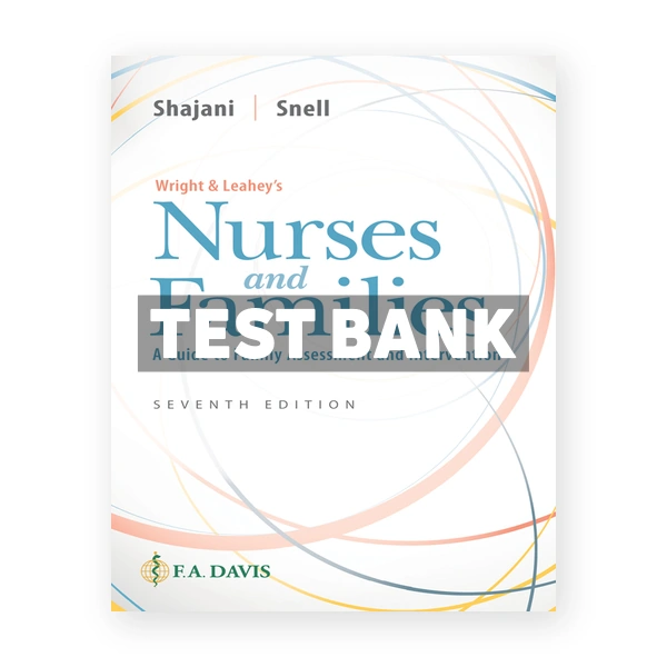 Wright & Leahey's Nurses and Families 7th edition Shajani Test Bank