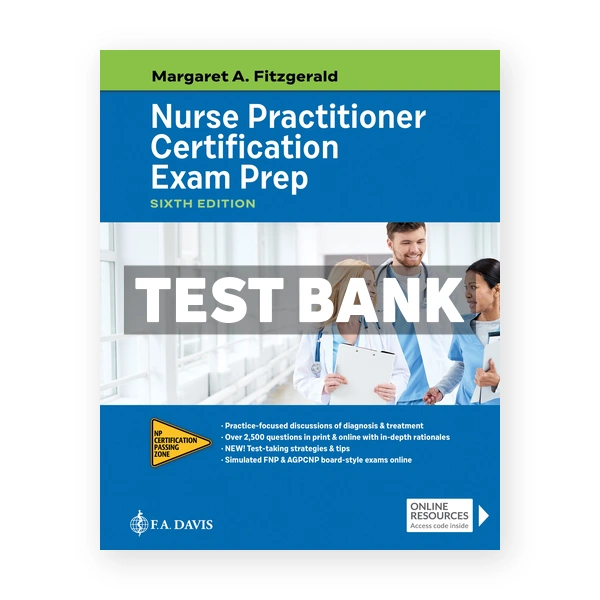 Nurse Practitioner Certification Exam Prep 6th edition Fitzgerald Test Bank