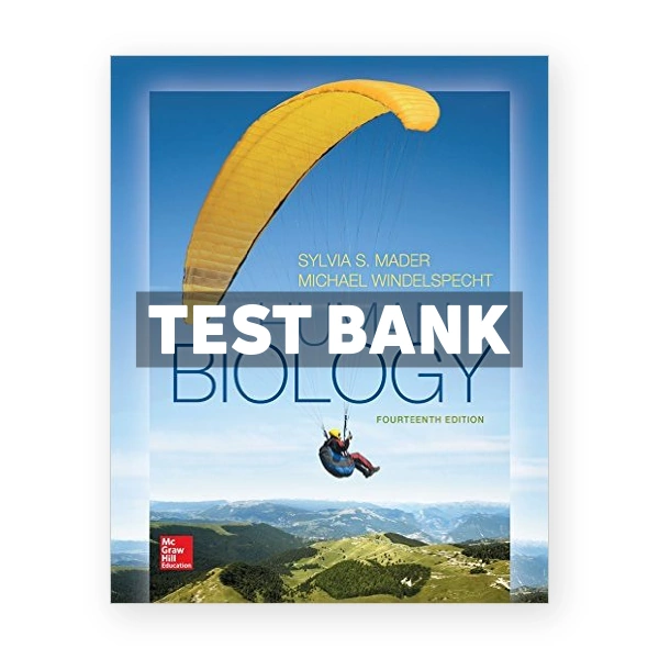 Human Biology 14th edition Mader Test Bank