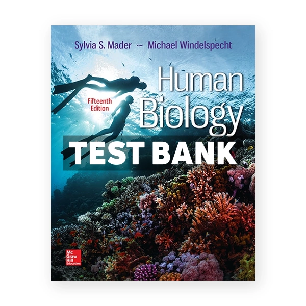 Human Biology 15th edition Mader Test Bank