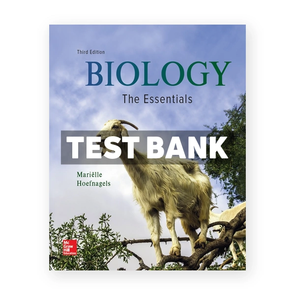 Biology The Essentials 3rd edition Hoefnagels Test Bank