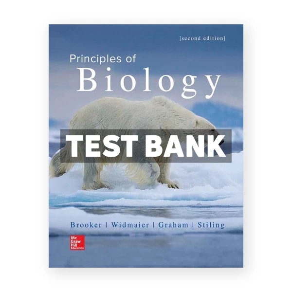 Principles of Biology 2nd edition Brooker Test Bank