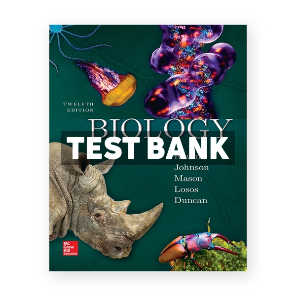 Biology 12th edition Raven Test Bank