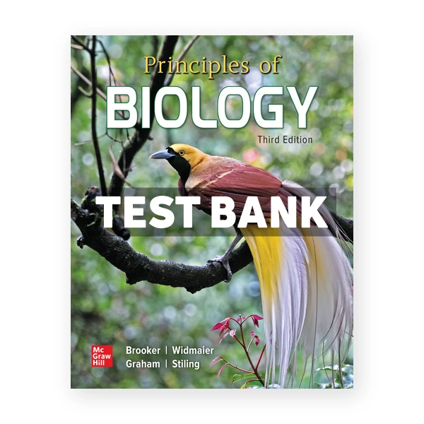 Principles of Biology 3rd edition Brooker Test Bank