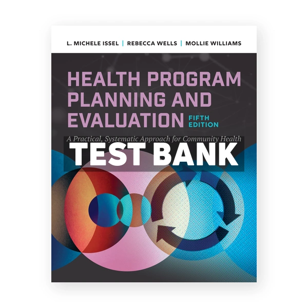 Health Program Planning and Evaluation 5th edition Issel Test Bank