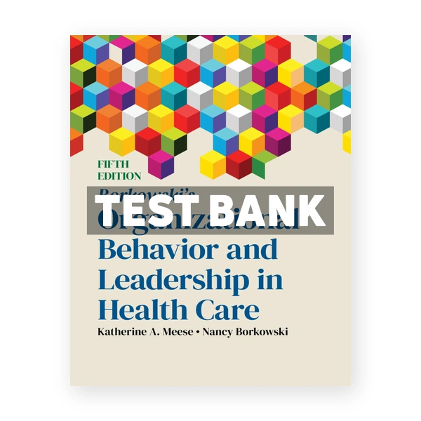 Borkowski's Organizational Behavior and Leadership in Health Care 5th edition Meese Test Bank