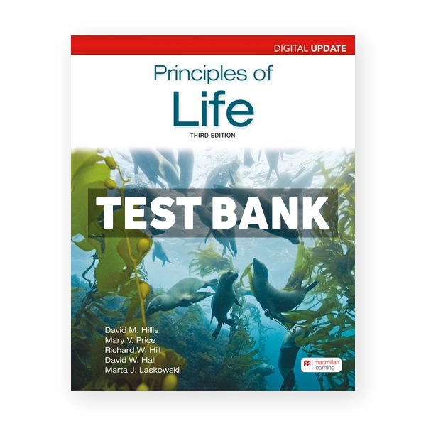 Principles of Life Digital Update 3rd edition Hillis Test Bank