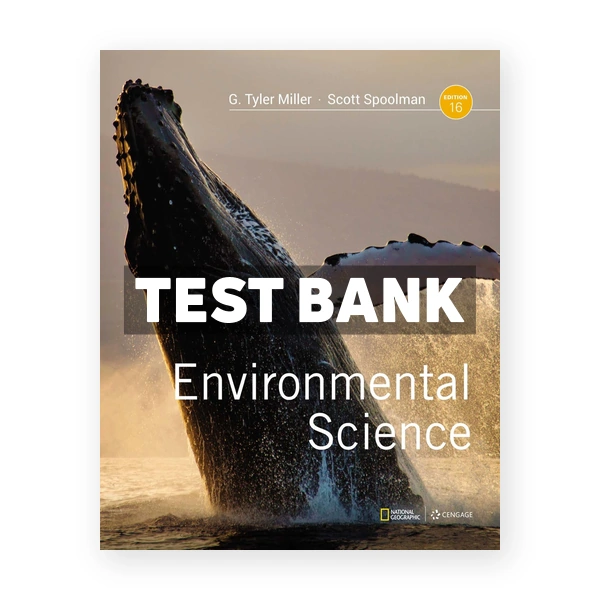 Environmental Science 16th edition Miller Test Bank