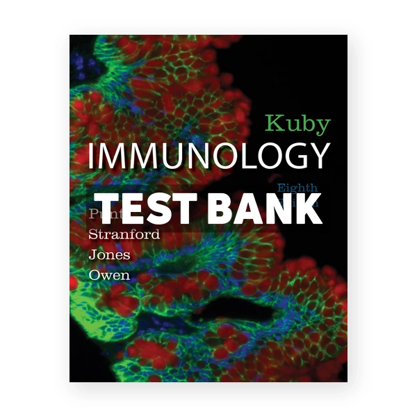 Kuby Immunology 8th edition Punt Test Bank