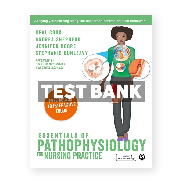 Essentials of Pathophysiology for Nursing Practice 1st edition Cook Test Bank