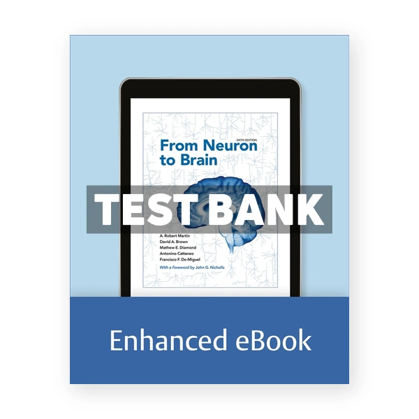 From Neuron to Brain 6th edition Martin Test Bank